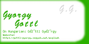 gyorgy gottl business card